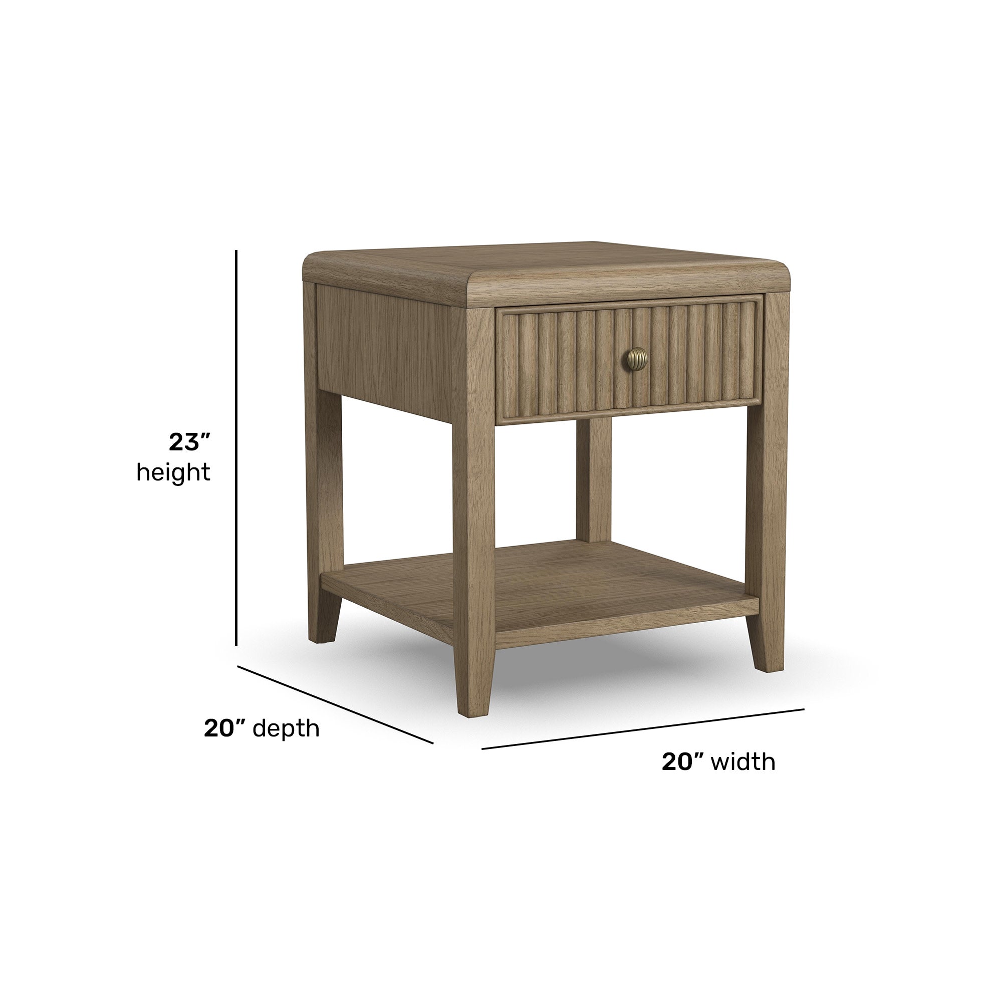 Reed Chairside Table