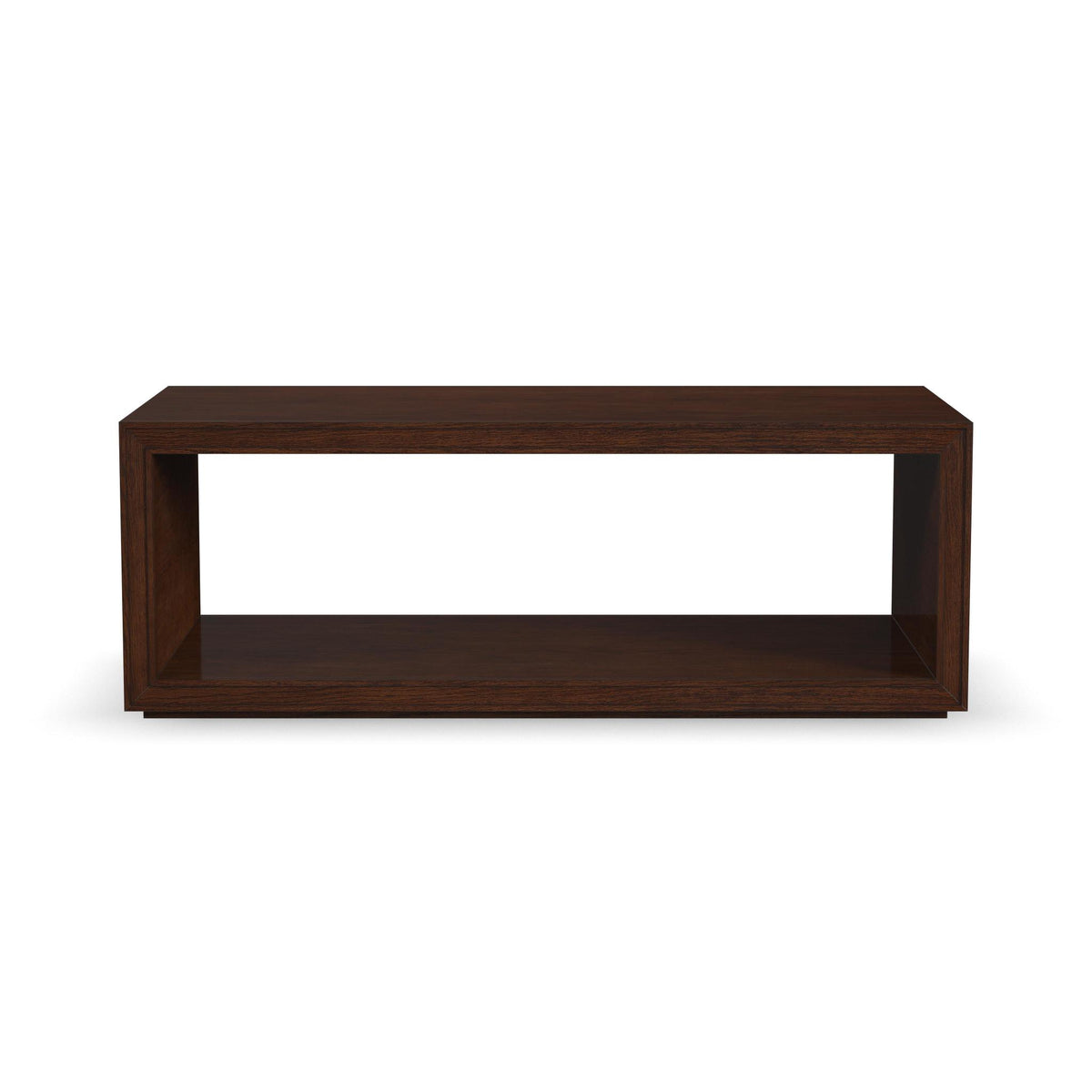 Waterfall Rectangular Coffee Table with Casters