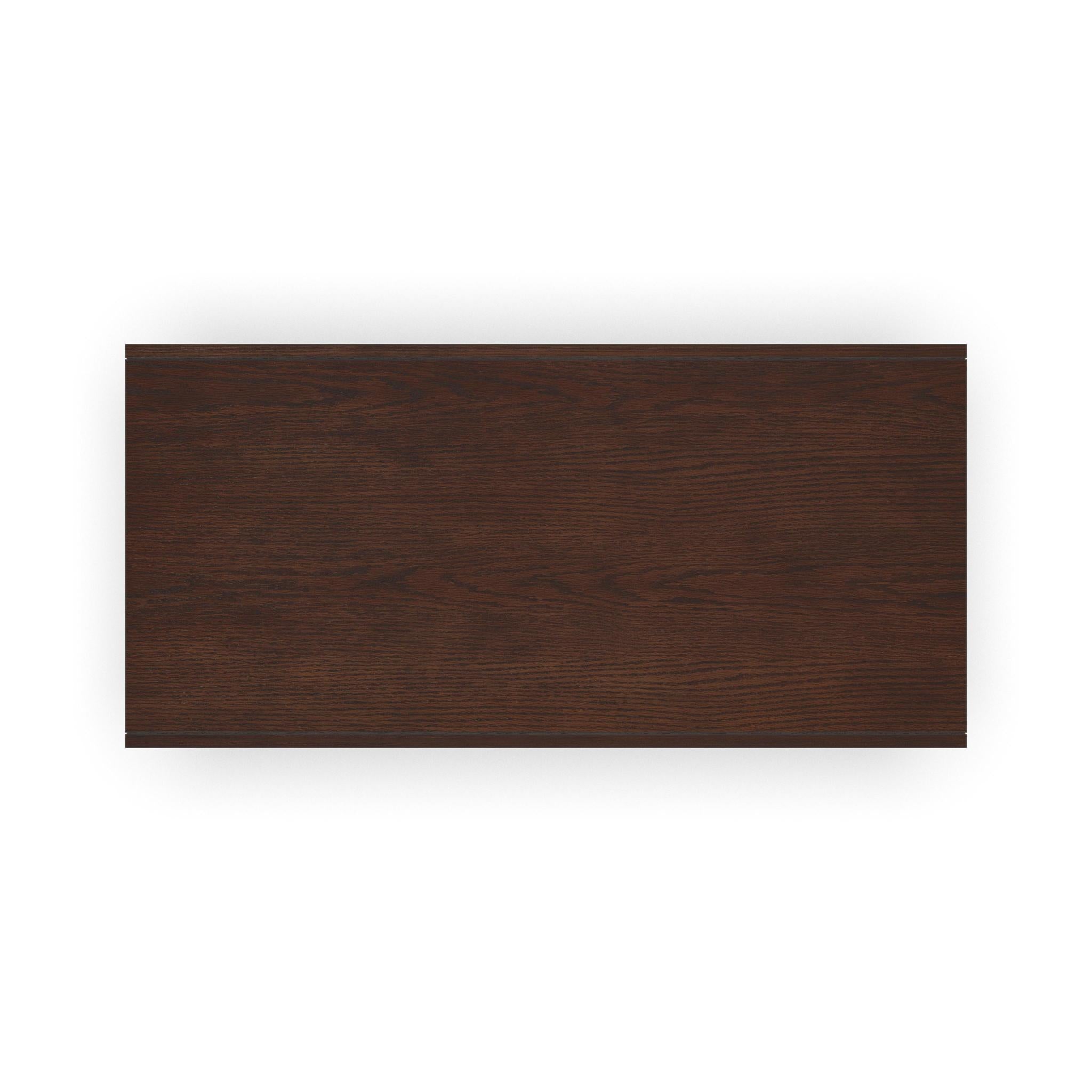 Waterfall Brown Rectangular Coffee Table