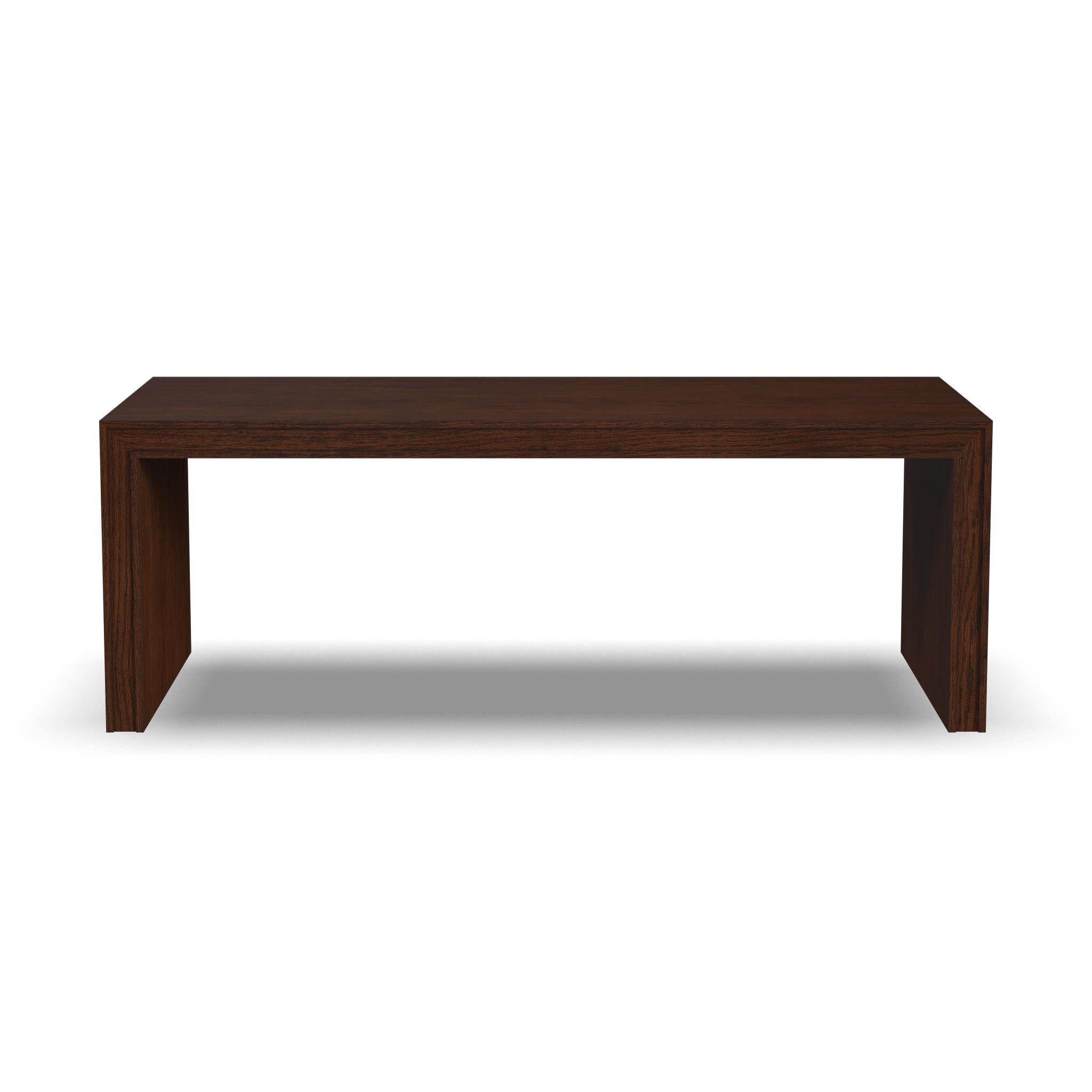 Waterfall Brown Rectangular Coffee Table