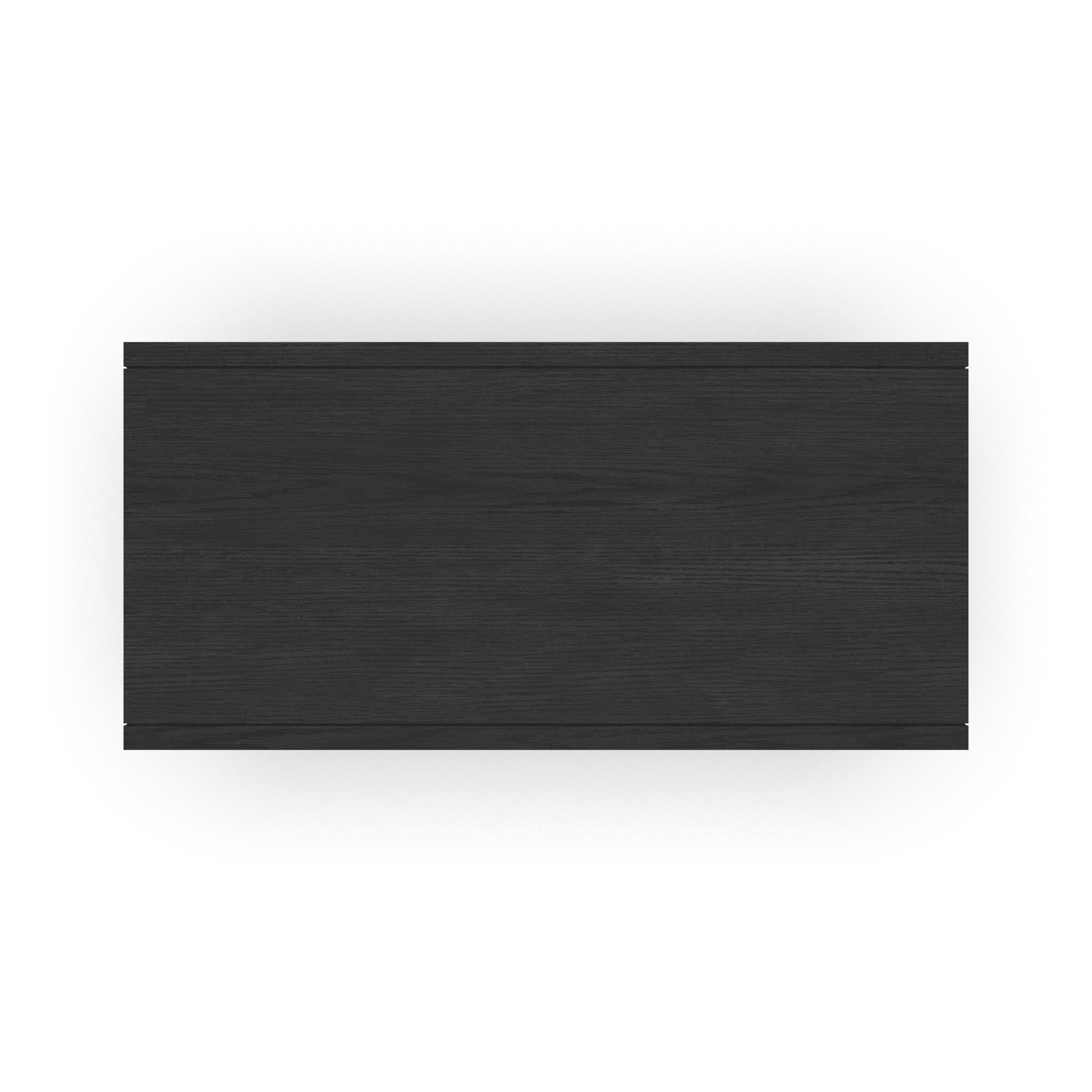 Waterfall Black Accent Table