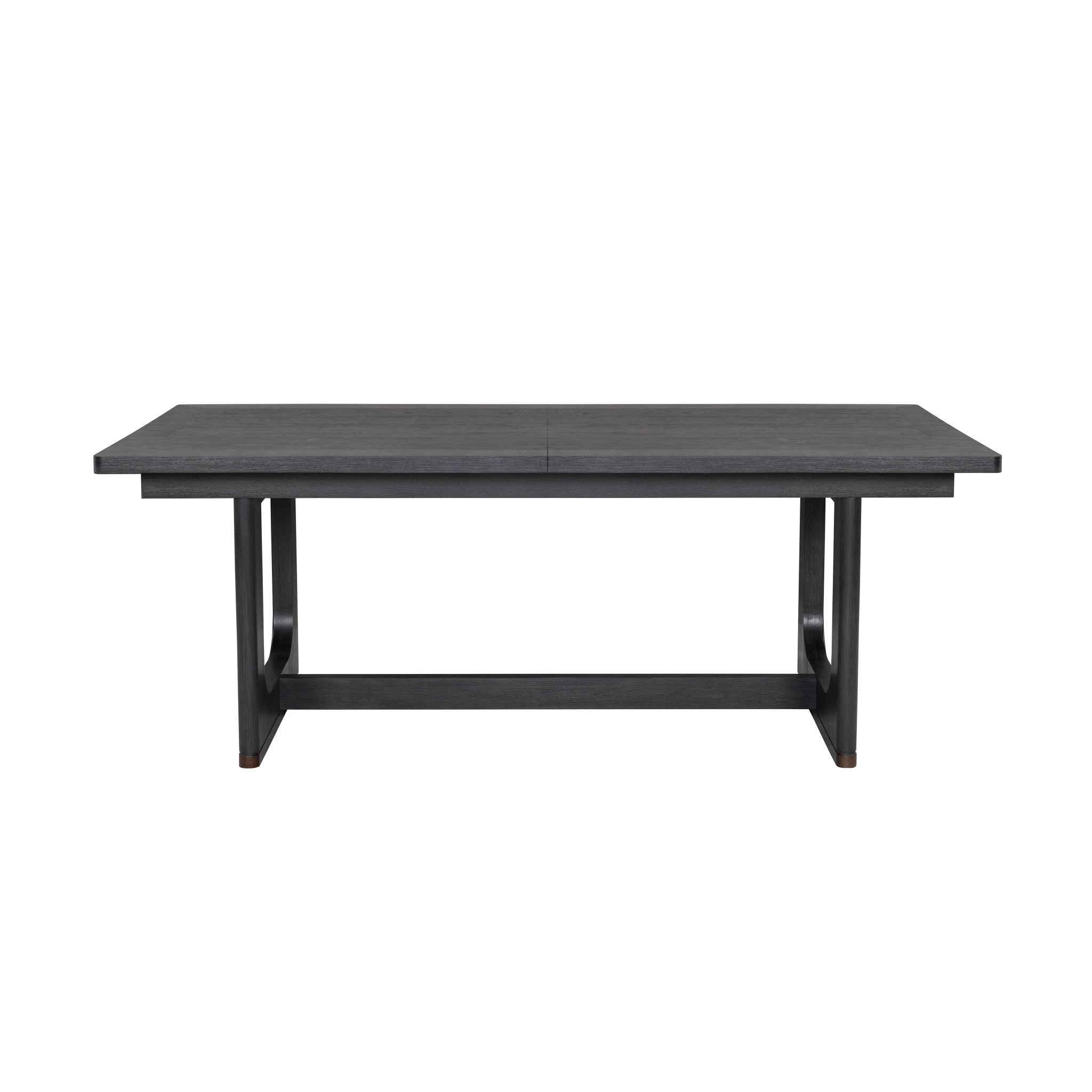 Waterfall Black Rectangular Dining Table