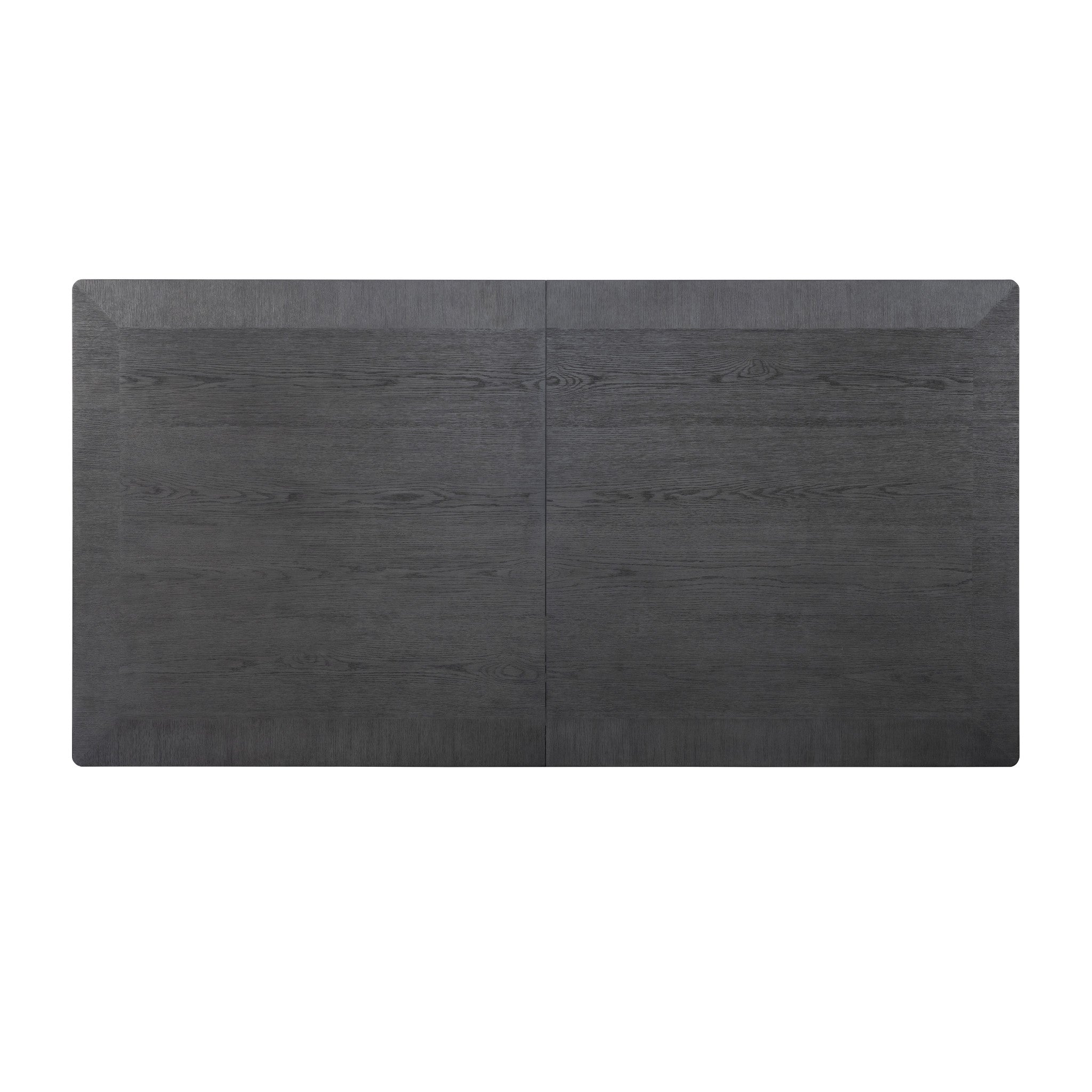 Waterfall Black Rectangular Dining Table