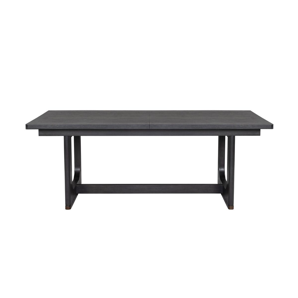 Waterfall Black Rectangular Dining Table
