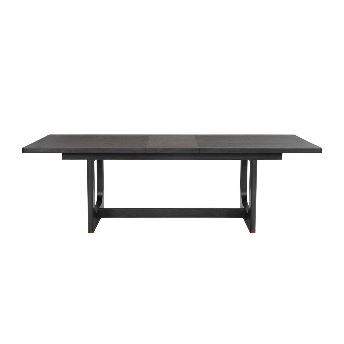 Waterfall Black Rectangular Dining Table