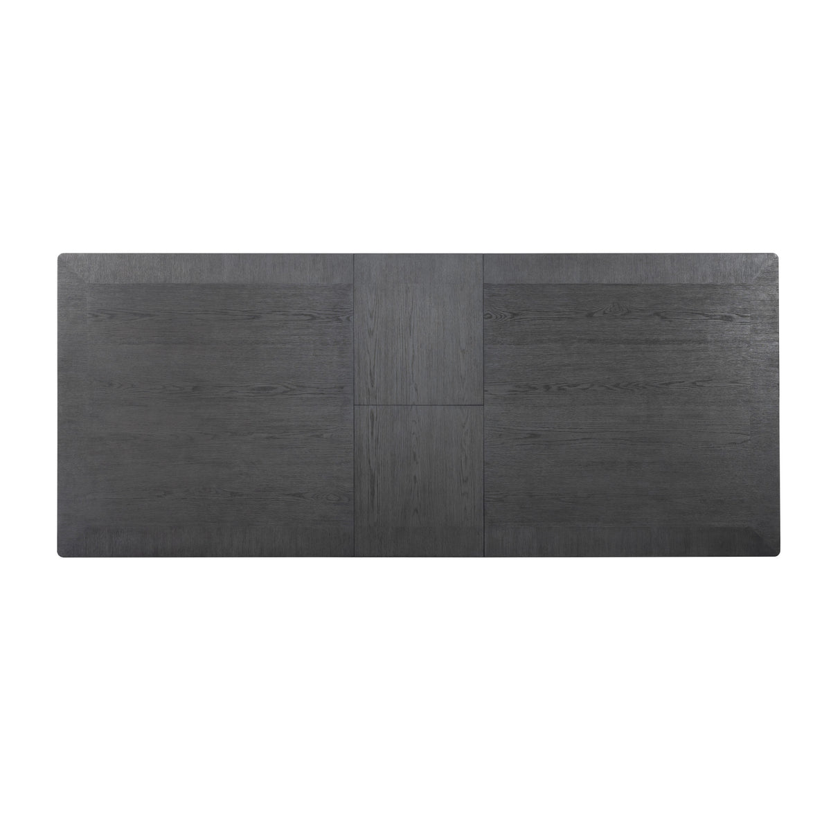 Waterfall Black Rectangular Dining Table