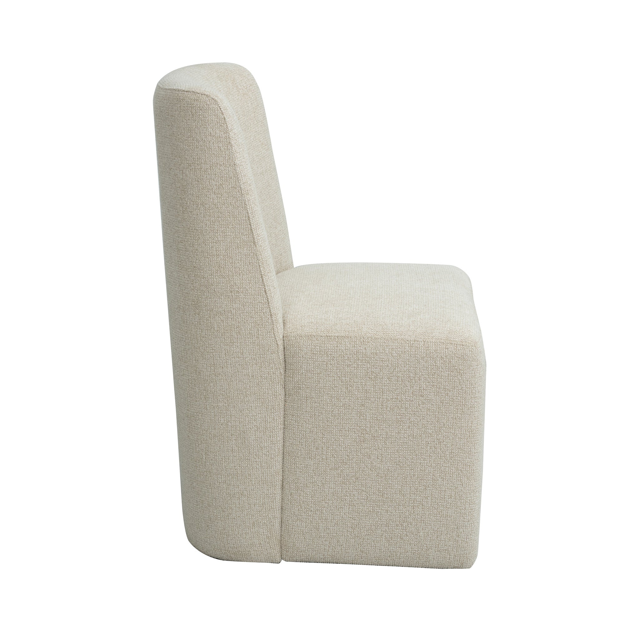 Waterfall Off-White Pair of Upholstered Dining Chairs
