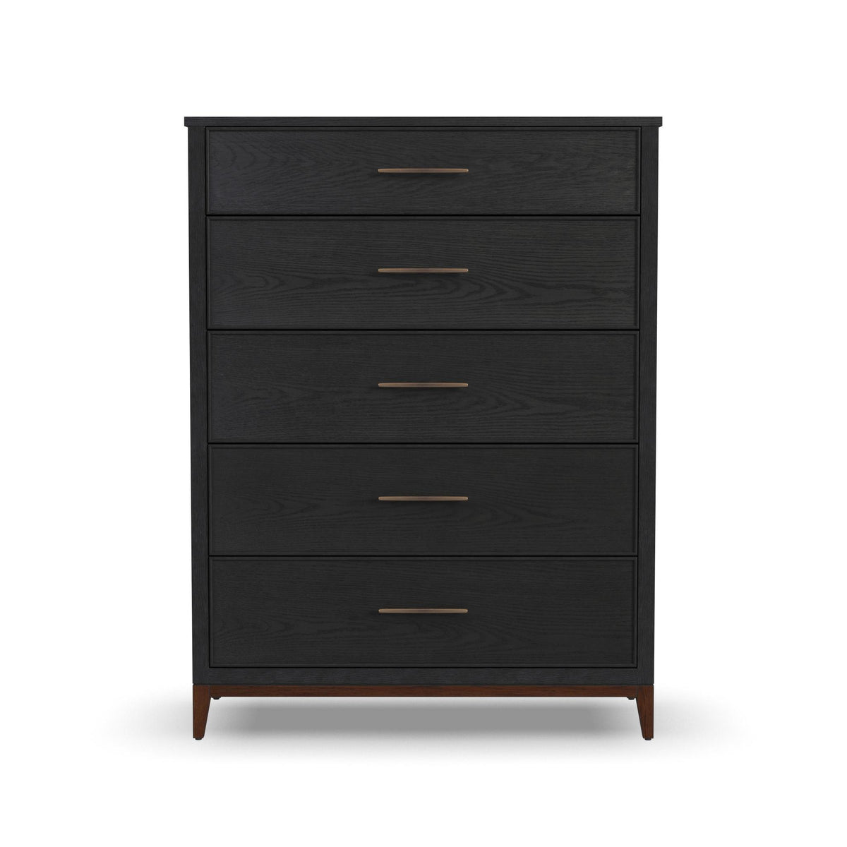 Waterfall Black Drawer Chest