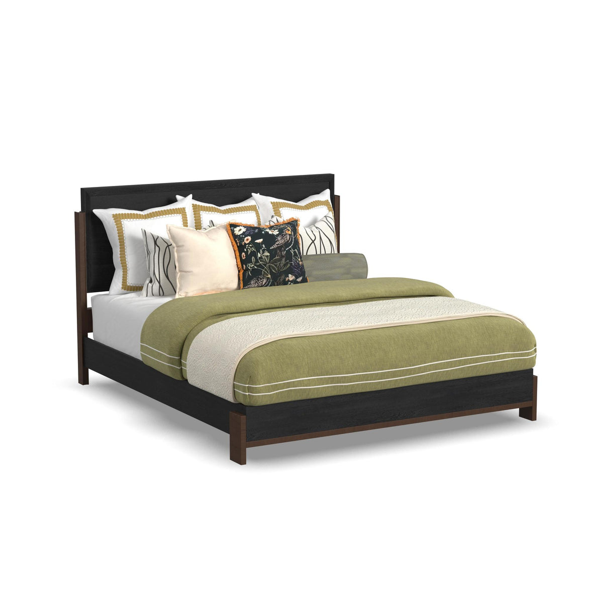 Waterfall King Panel Bed