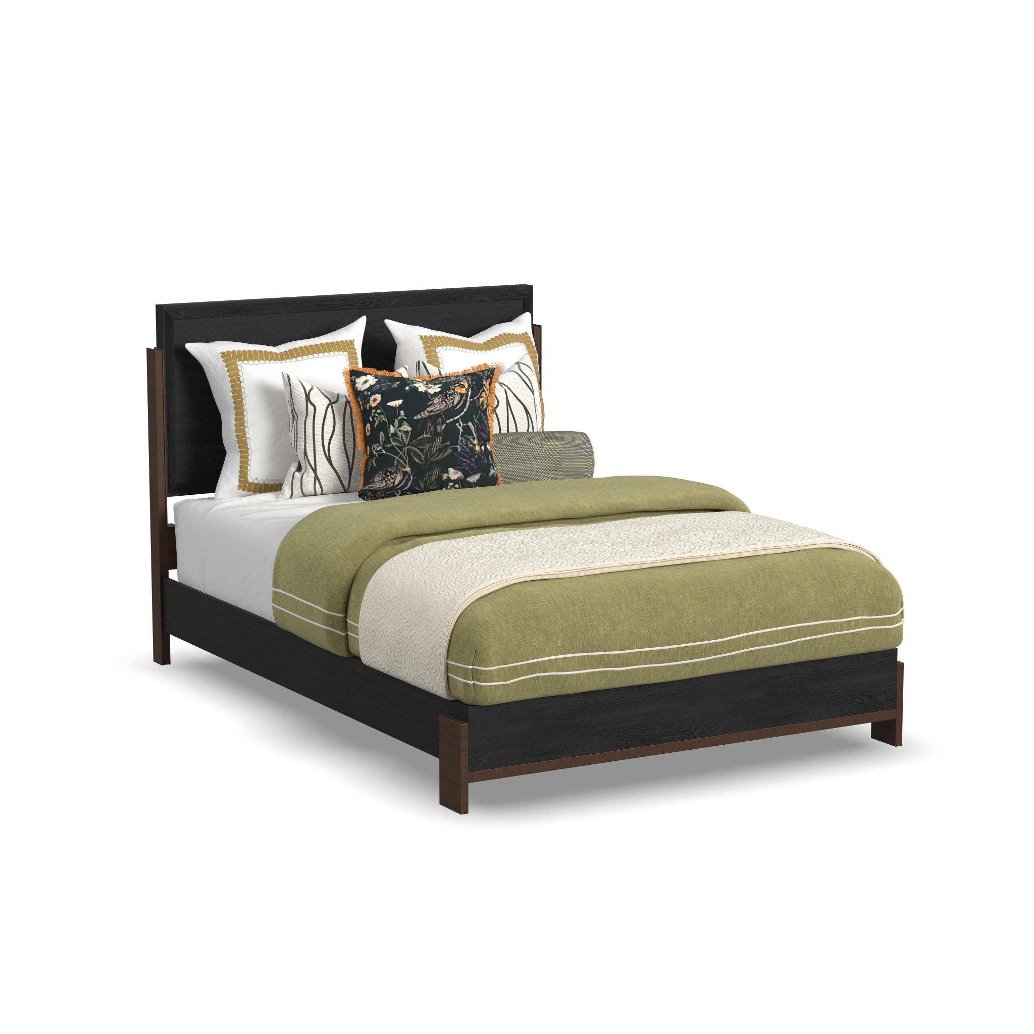 Waterfall Queen Panel Bed