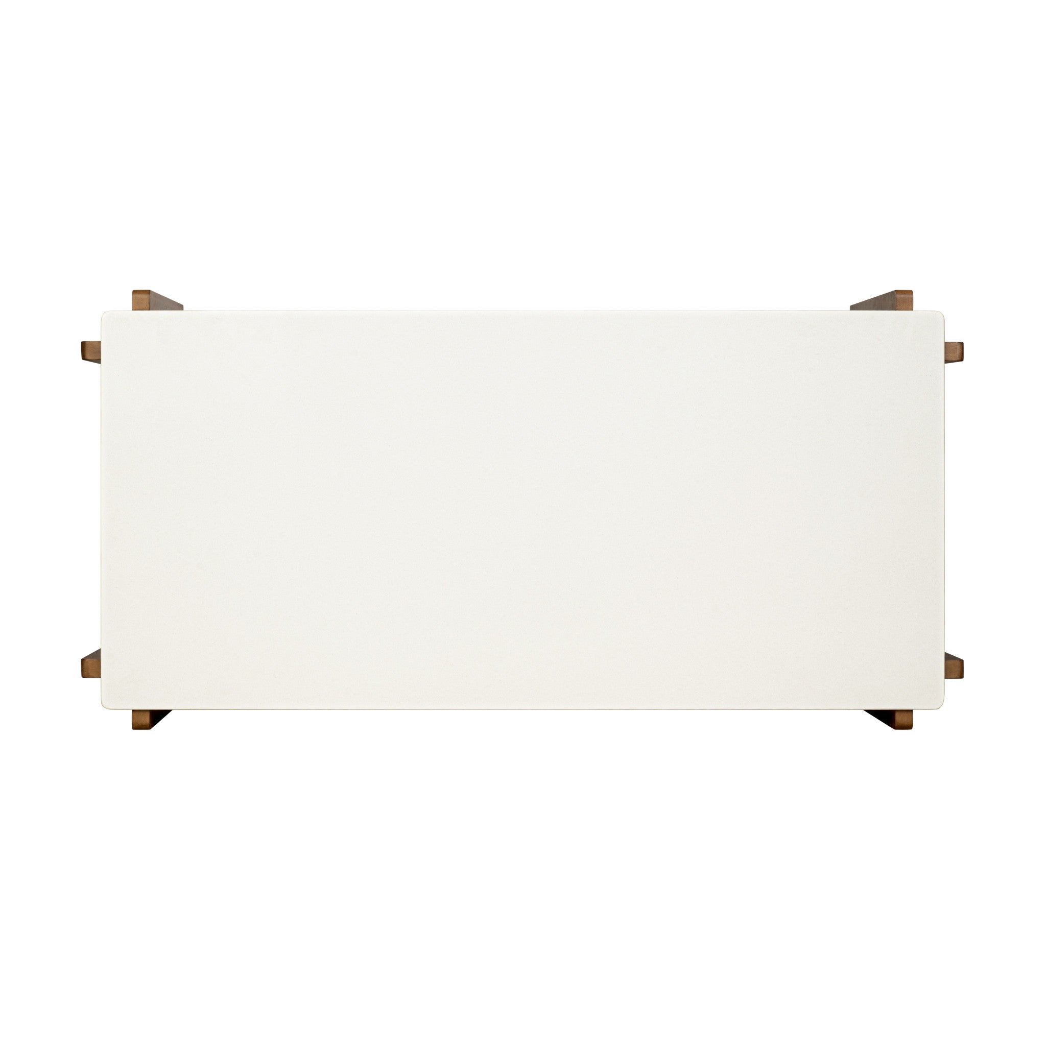 Lincoln Rectangular Coffee Table with Casters