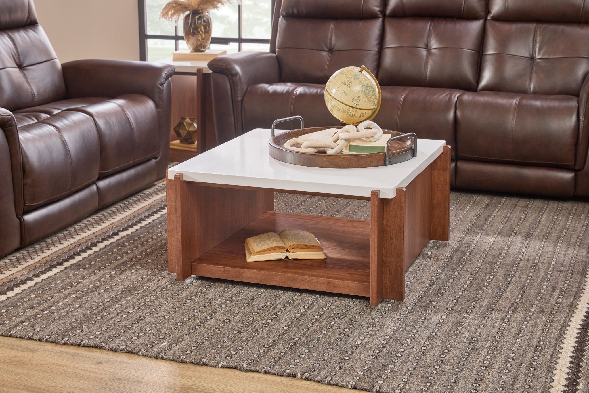 Lincoln Square Coffee Table with Casters