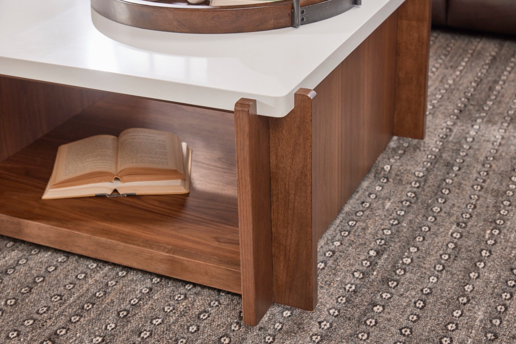 Lincoln Square Coffee Table with Casters