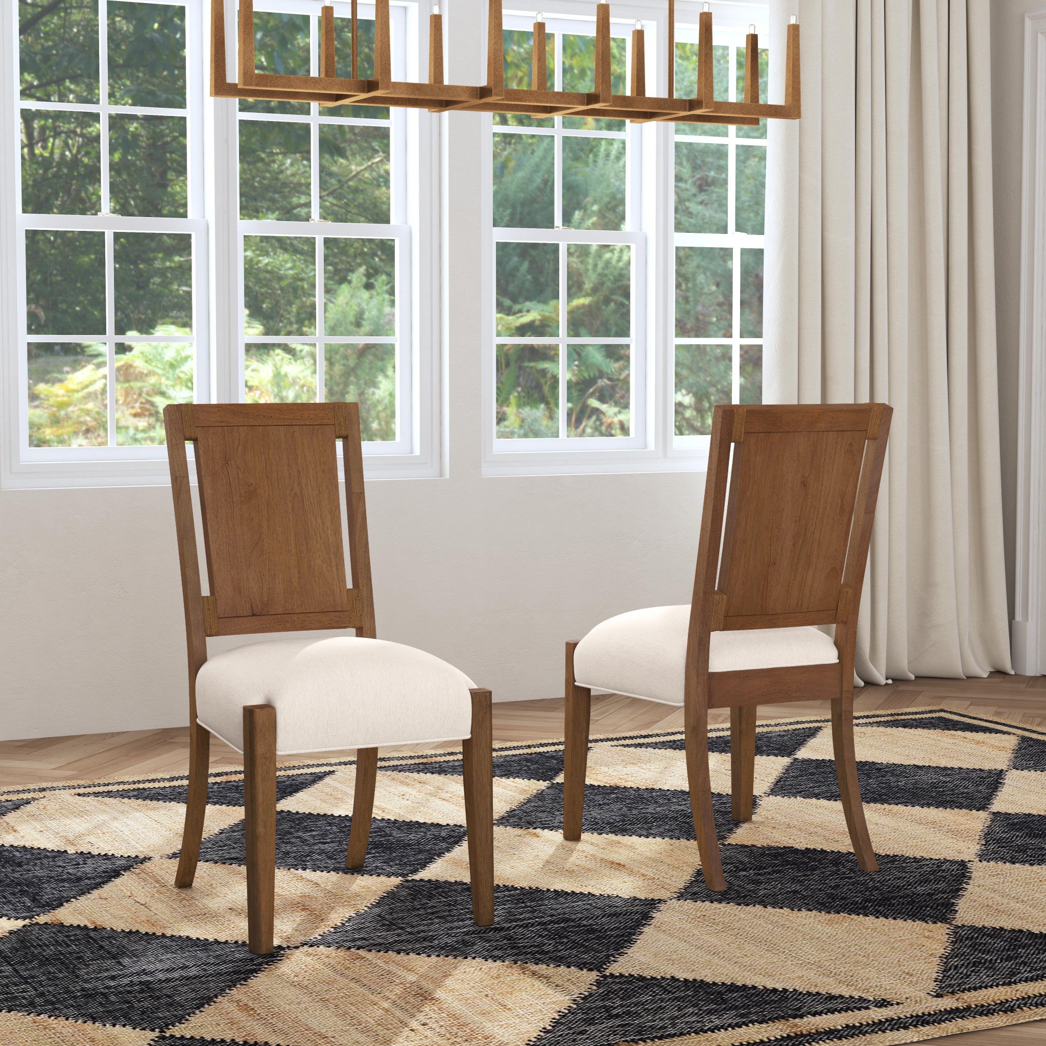 Lincoln Pair of Upholstered Dining Chairs