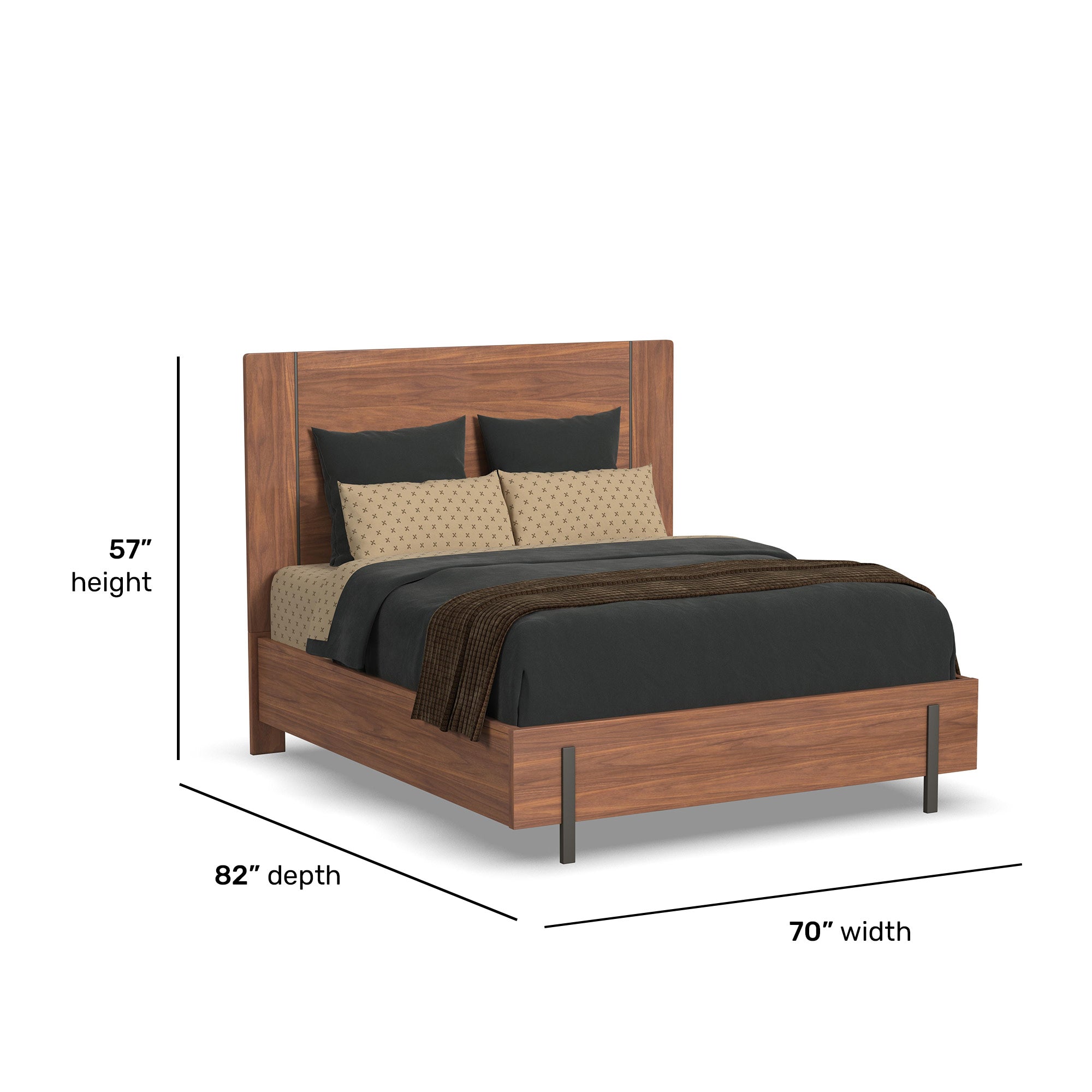 Lincoln Queen Panel Bed