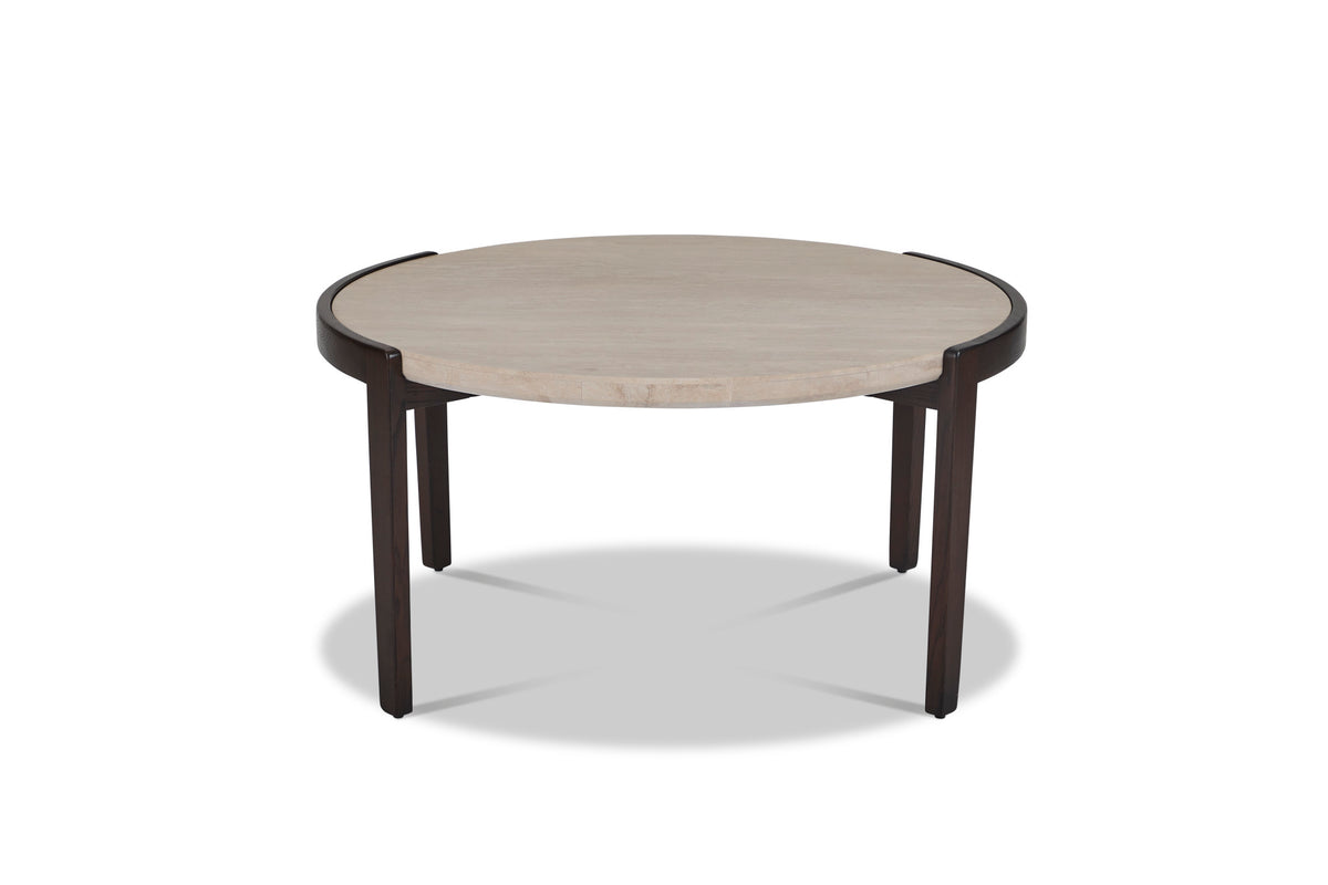 Palette Brown Round Coffee Table