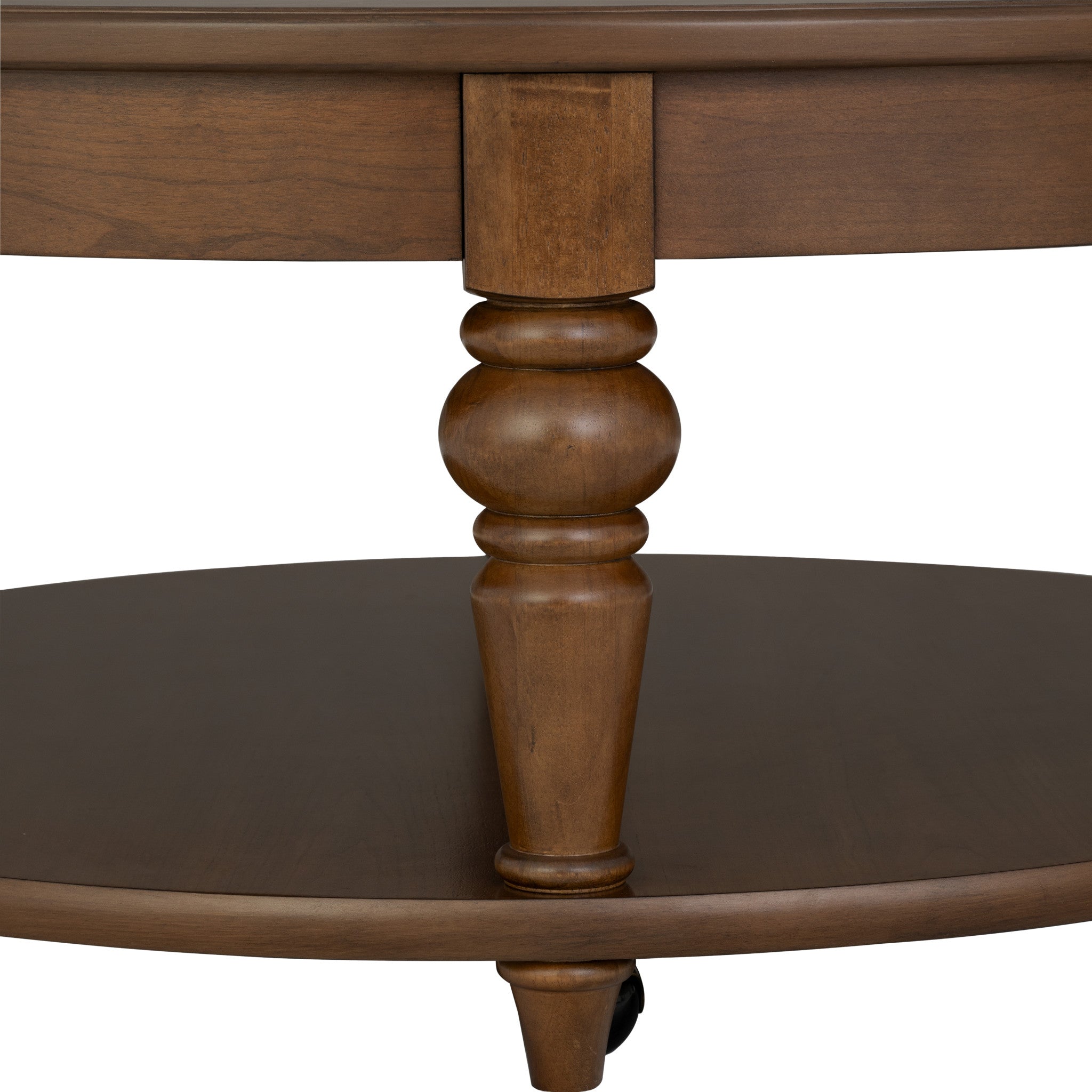Bellevue Round Coffee Table with Casters