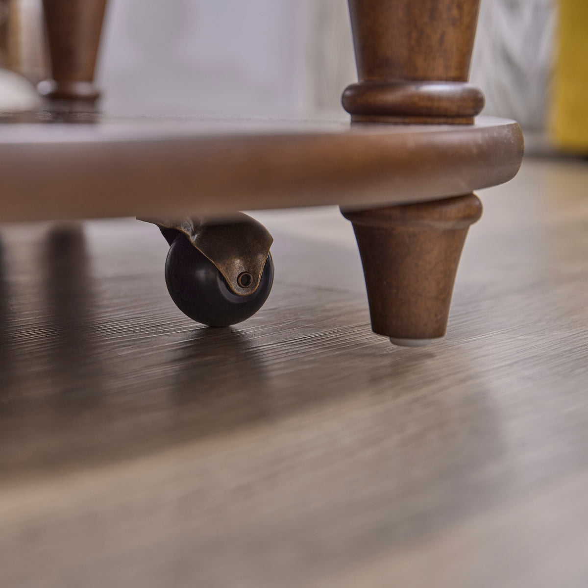 Bellevue Round Coffee Table with Casters