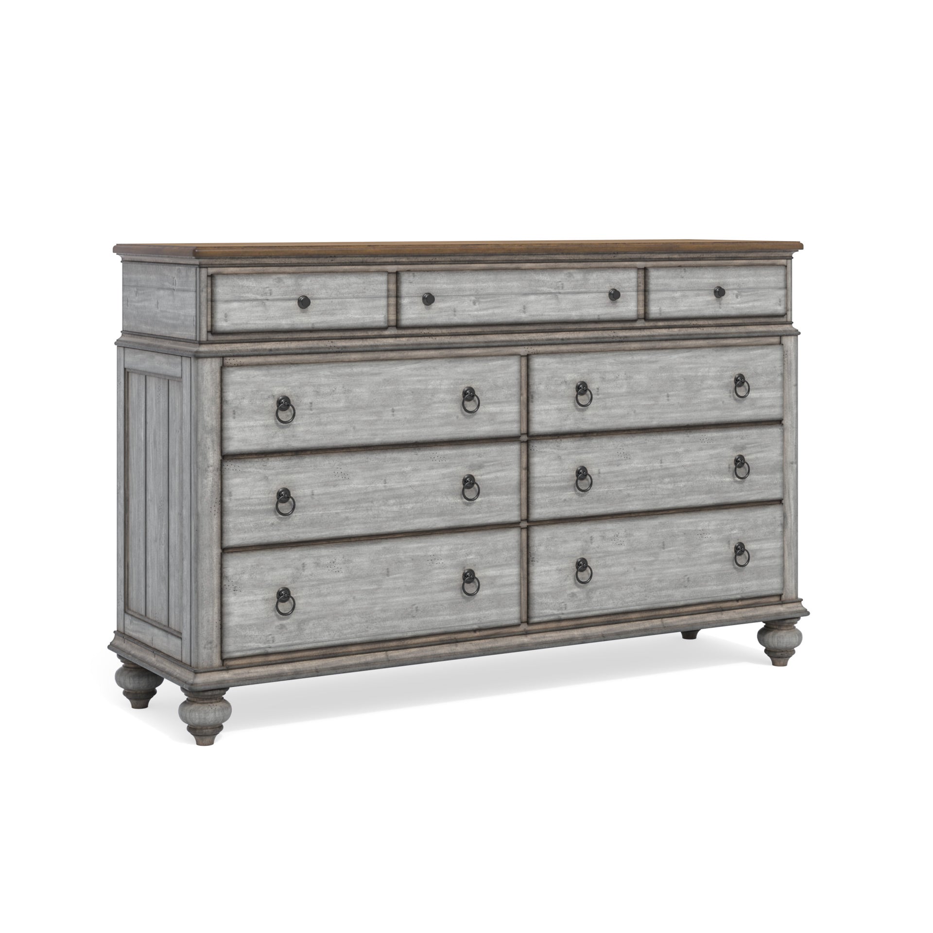 steel grey dresser Bronyan - Dark Gray