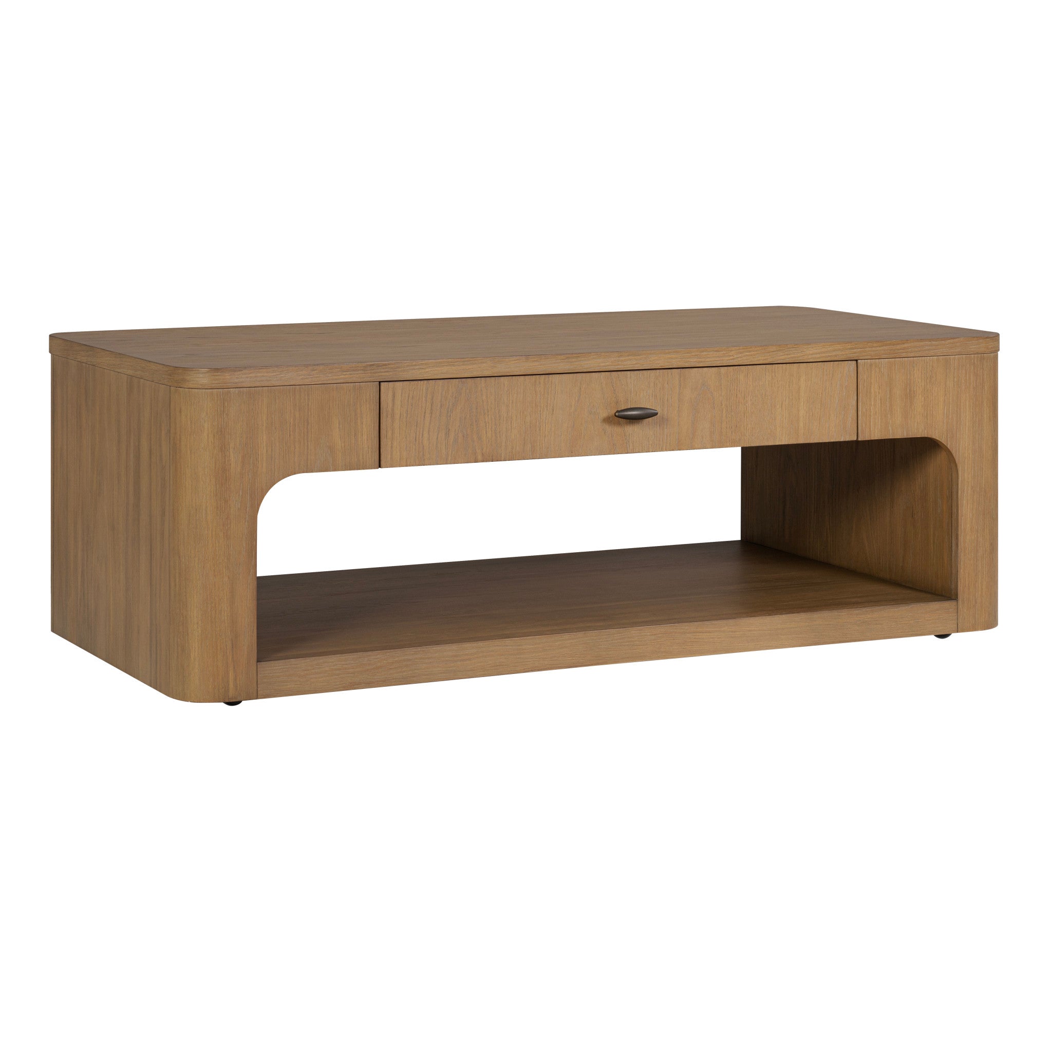 Normandy Brown Rectangular Coffee Table