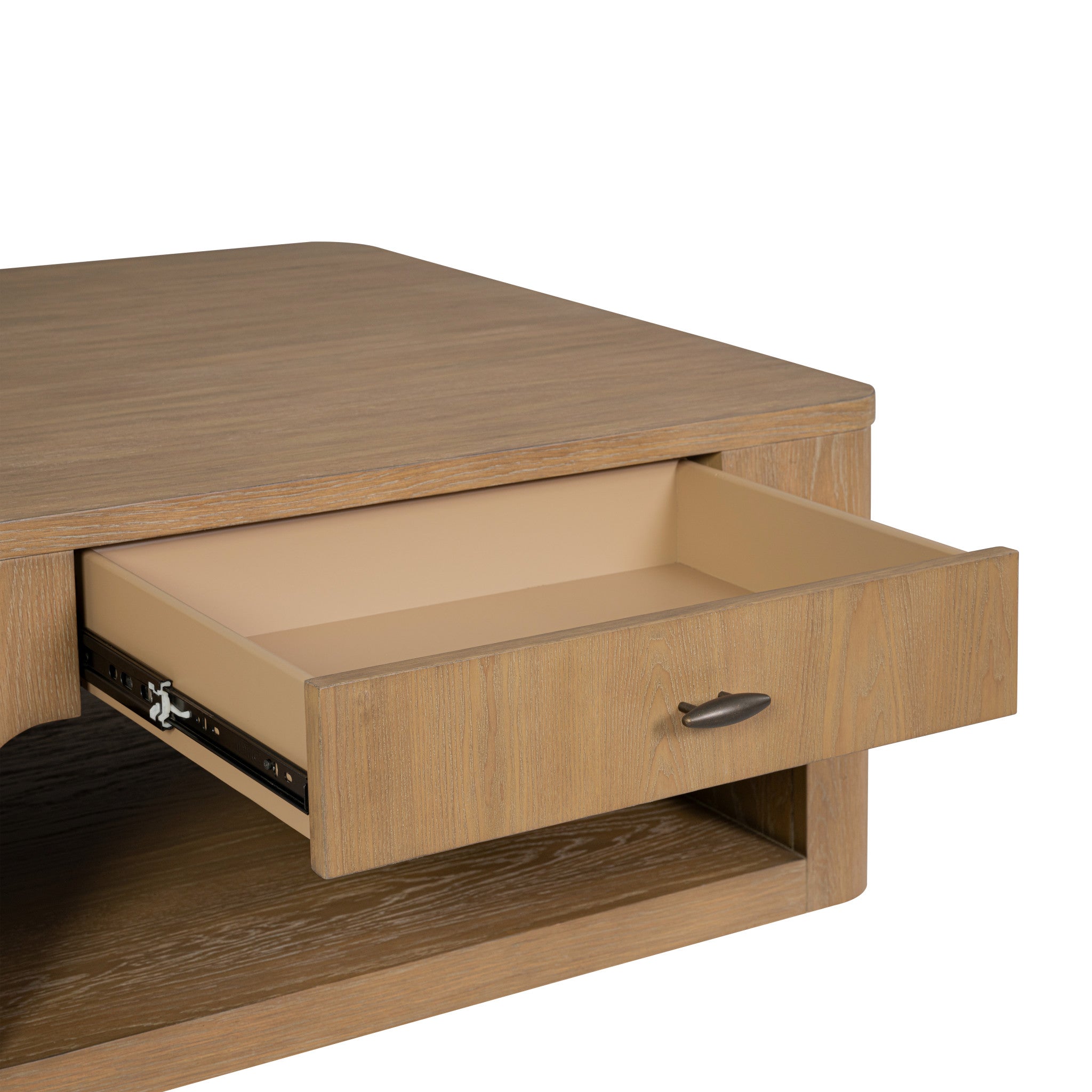 Normandy Brown Rectangular Coffee Table