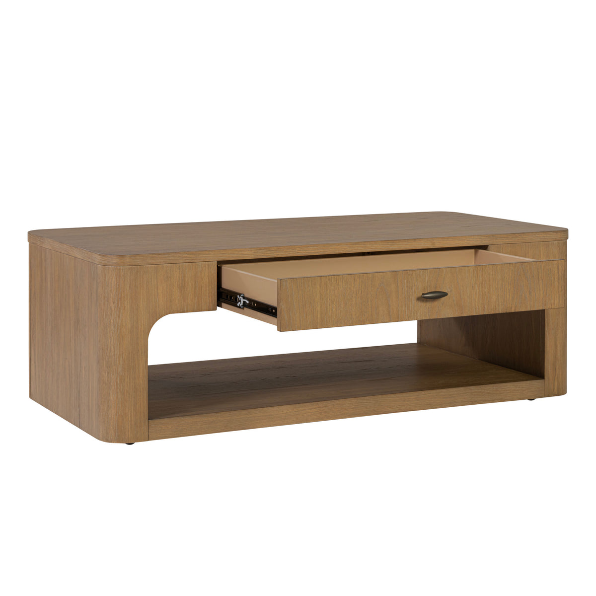 Normandy Brown Rectangular Coffee Table