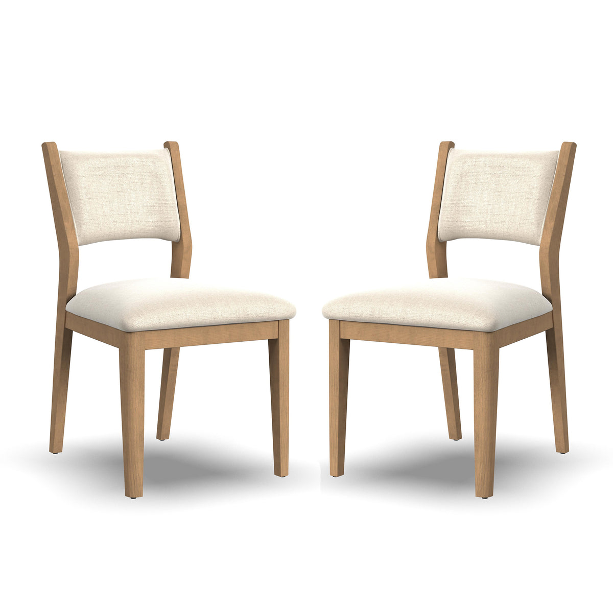 Normandy Pair of Upholstered Dining Chairs