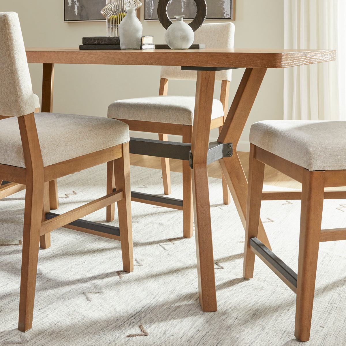 Millwork Brown Friendship Table