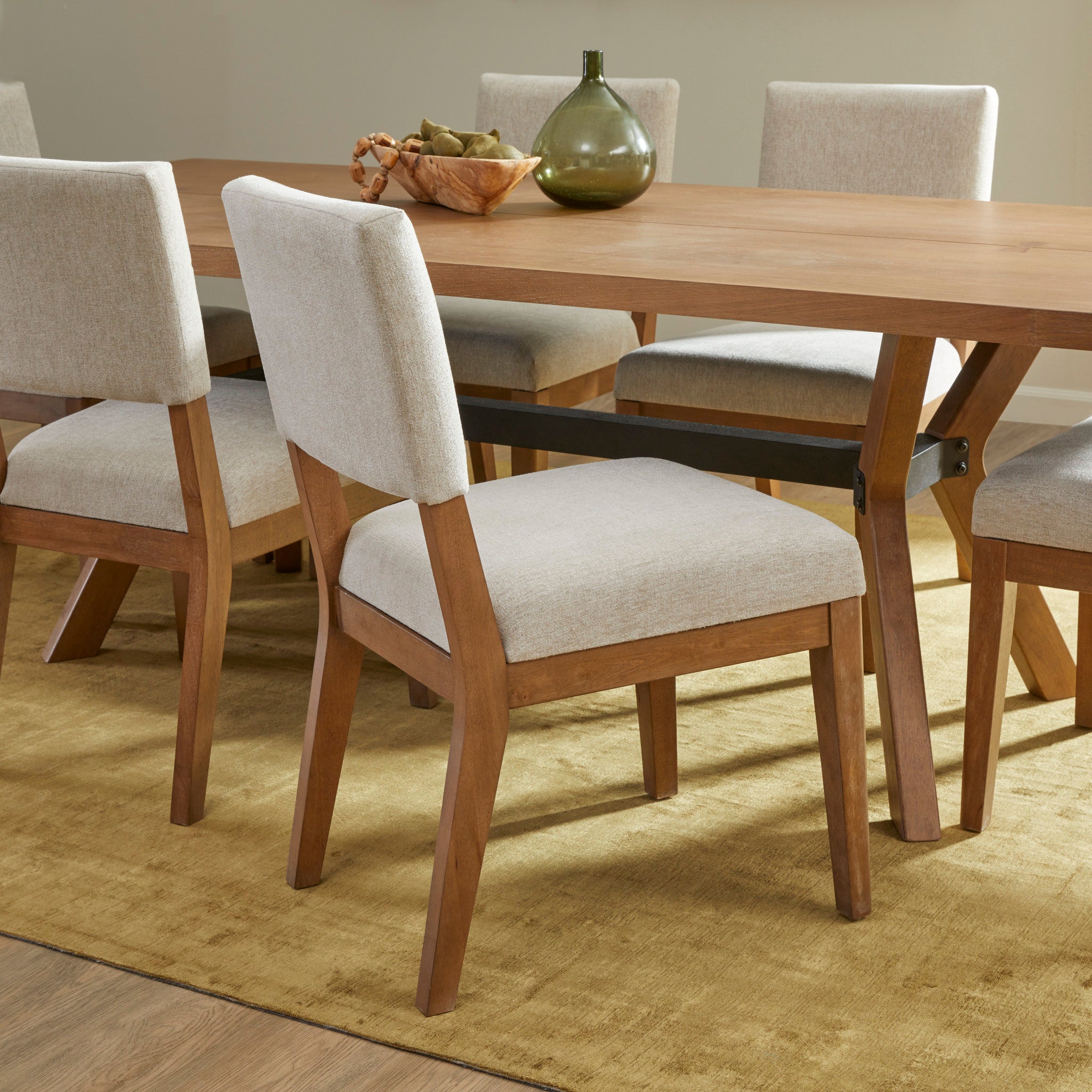 Millwork Off-White Pair of Dining Chairs
