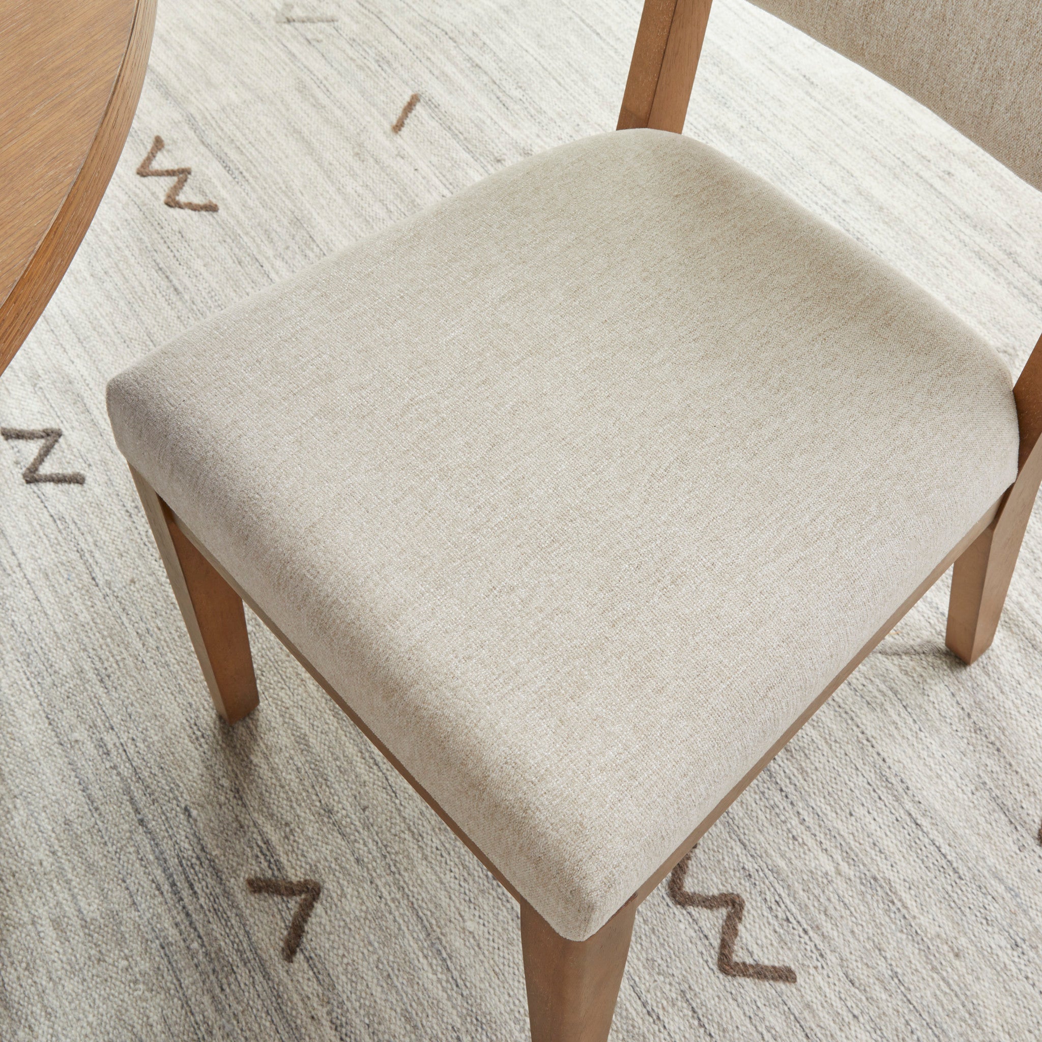Millwork Off-White Pair of Dining Chairs