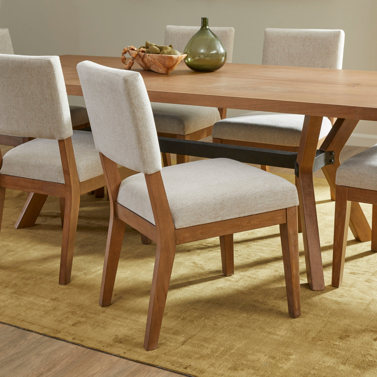 Millwork Off-White Pair of Dining Chairs