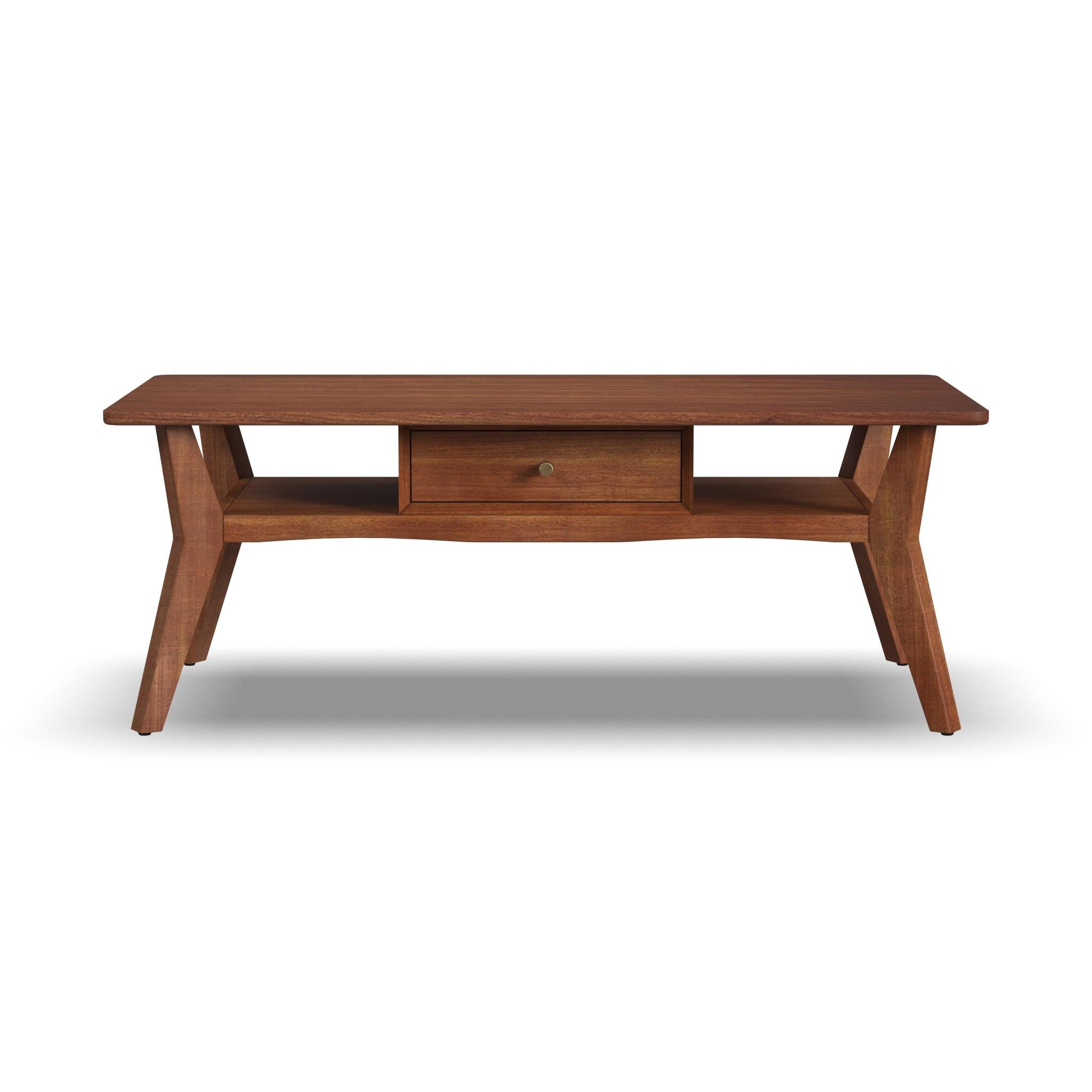 Ludwig Brown Rectangular Coffee Table