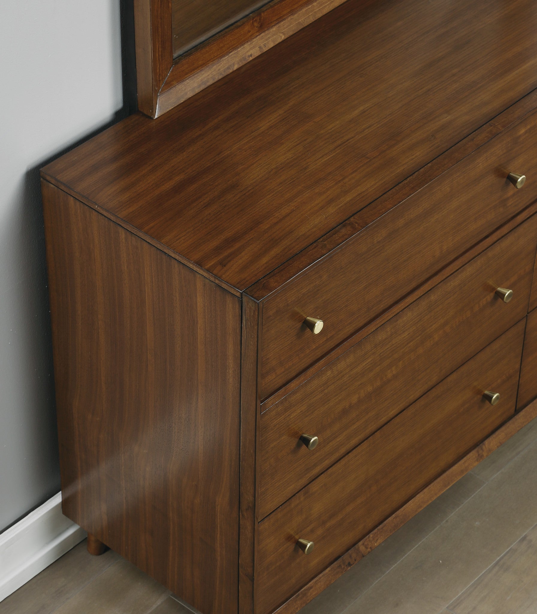 brown dresser gold hardware Cabalynn - Light Brown main image 0
