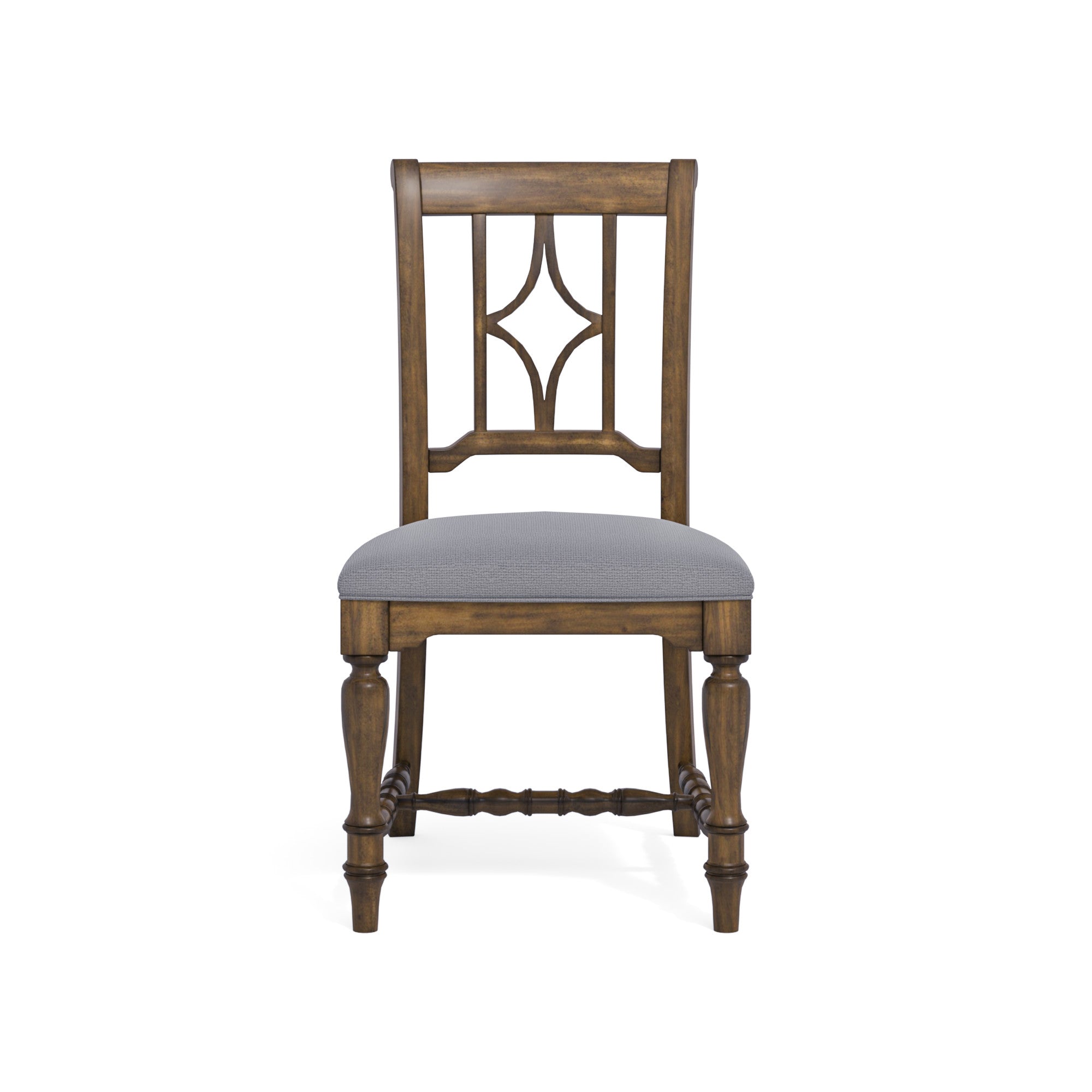 Plymouth Gray Pair of Upholstered Dining Chairs