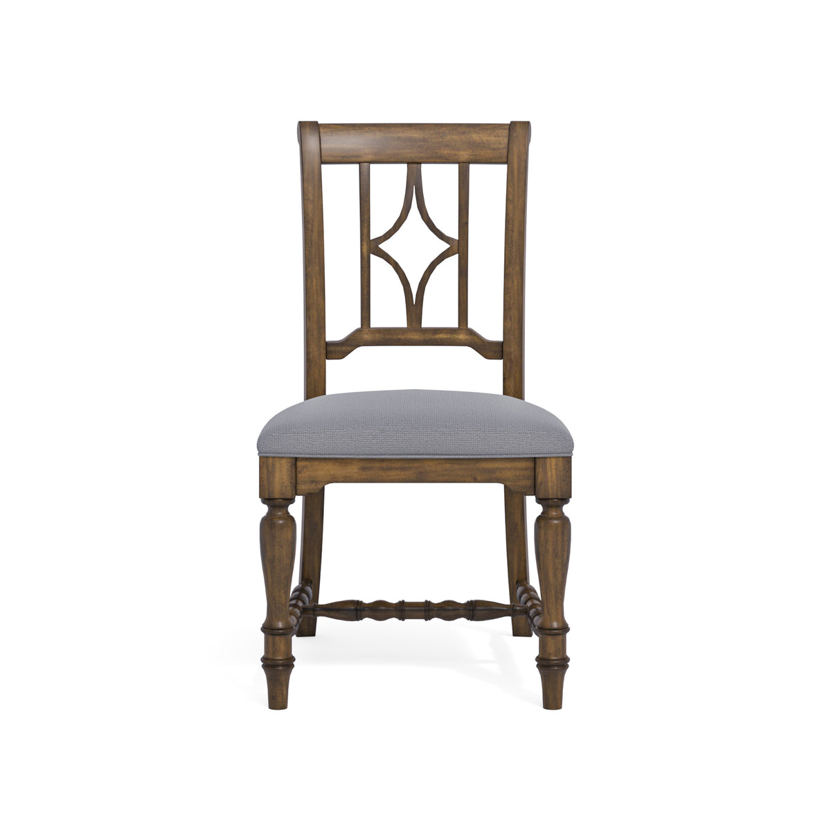 Plymouth Gray Pair of Upholstered Dining Chairs