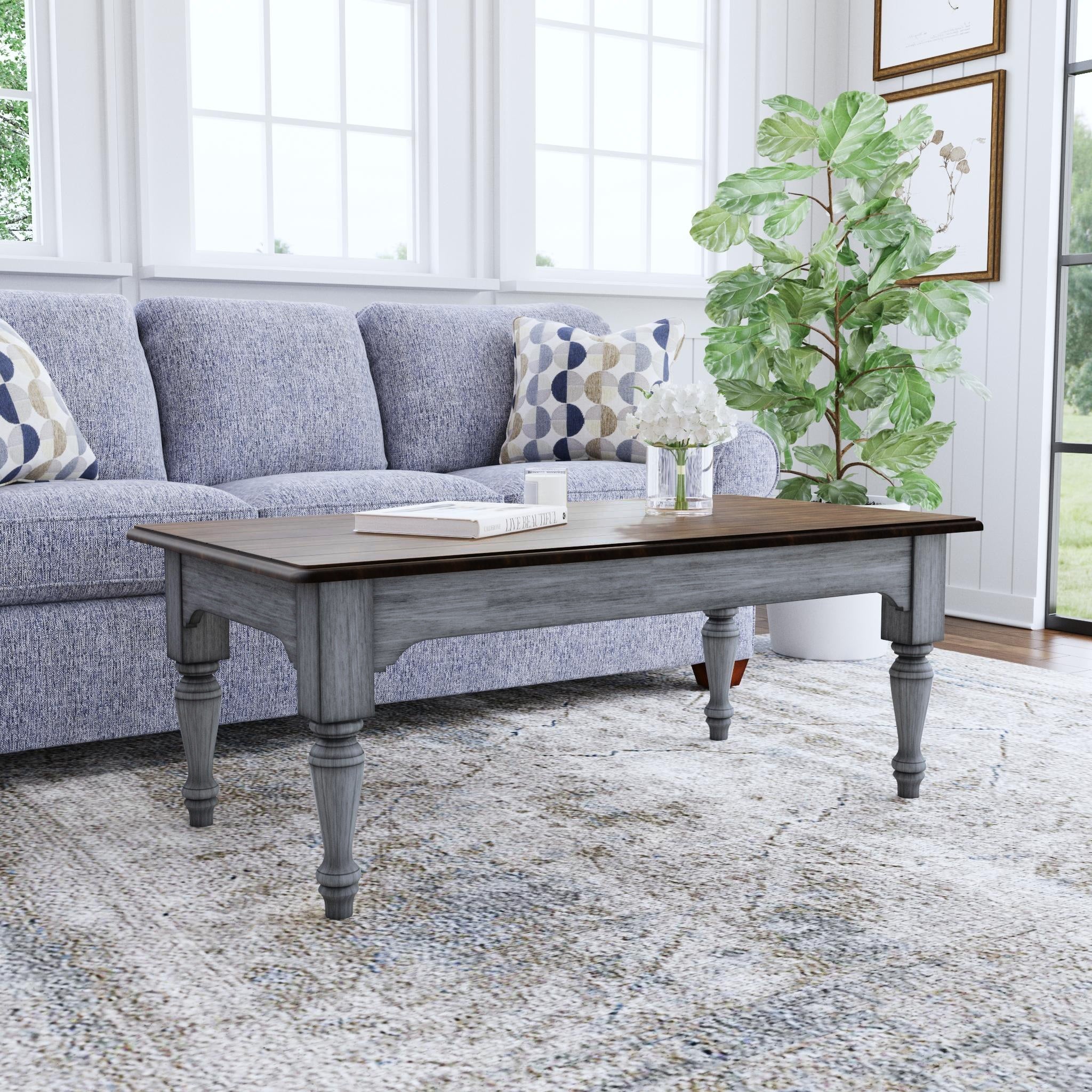 mooi パソッティ　coffee Table Signature Design by Ashley Living Room Maylee Coffee Table T647-1