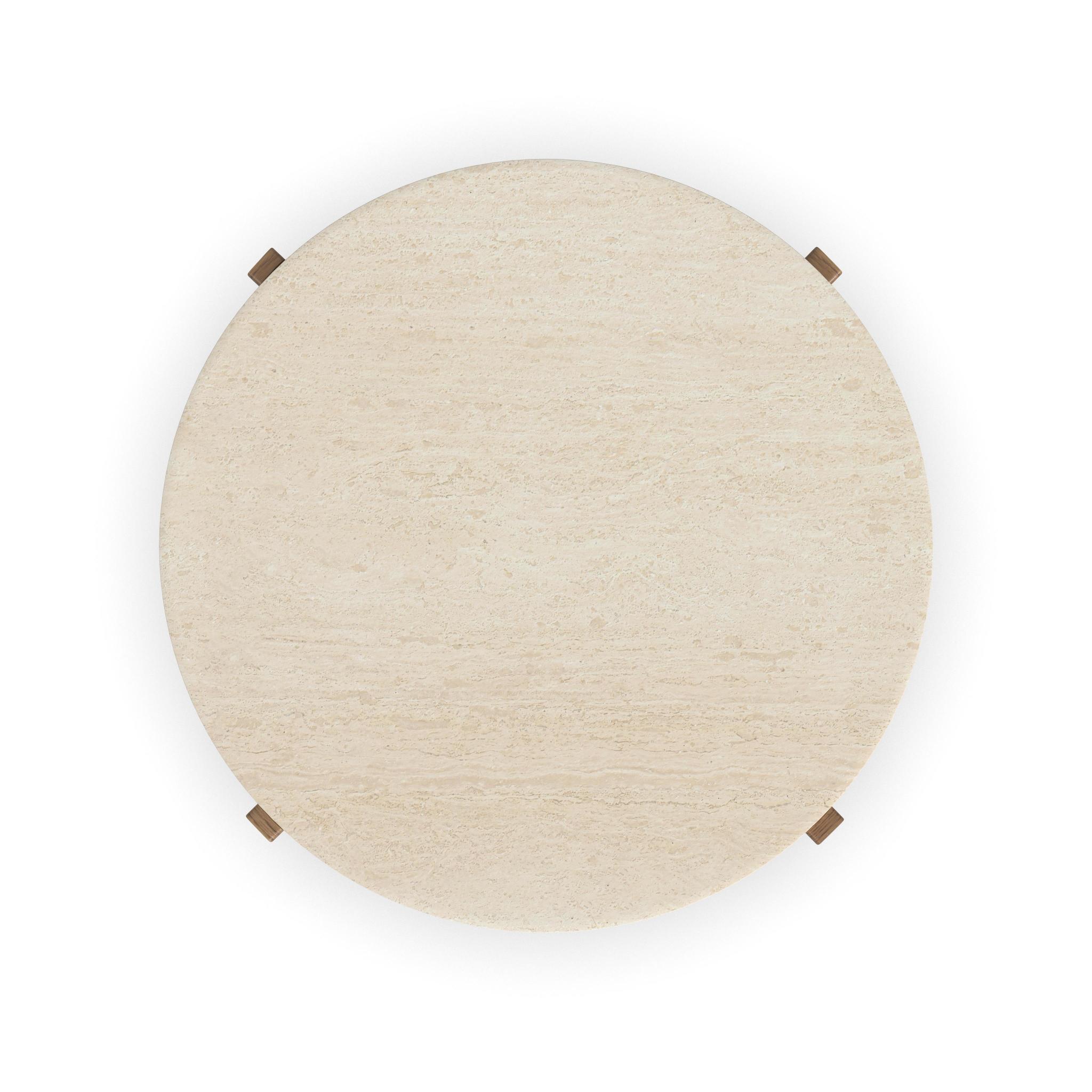 Eclipse Brown Round Coffee table