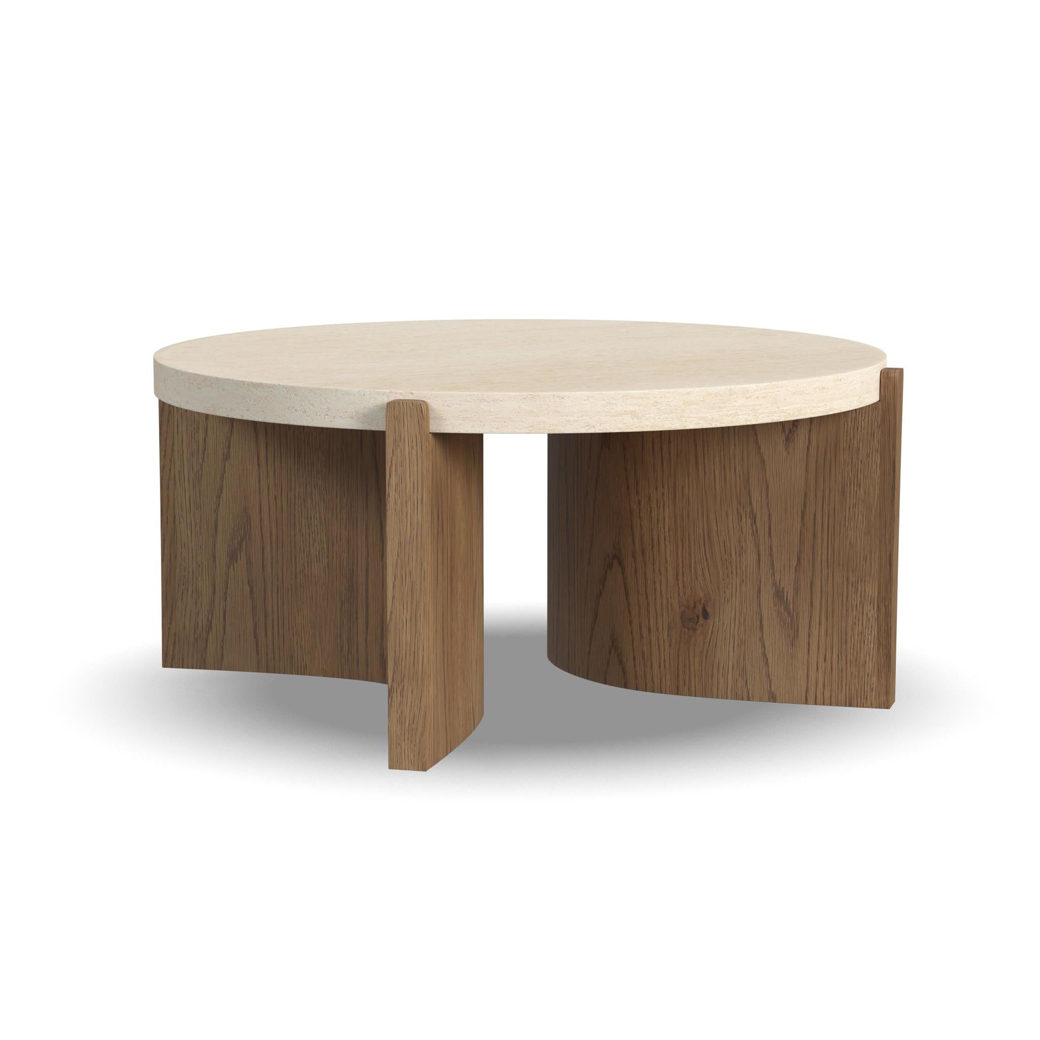 Eclipse Brown Round Coffee table