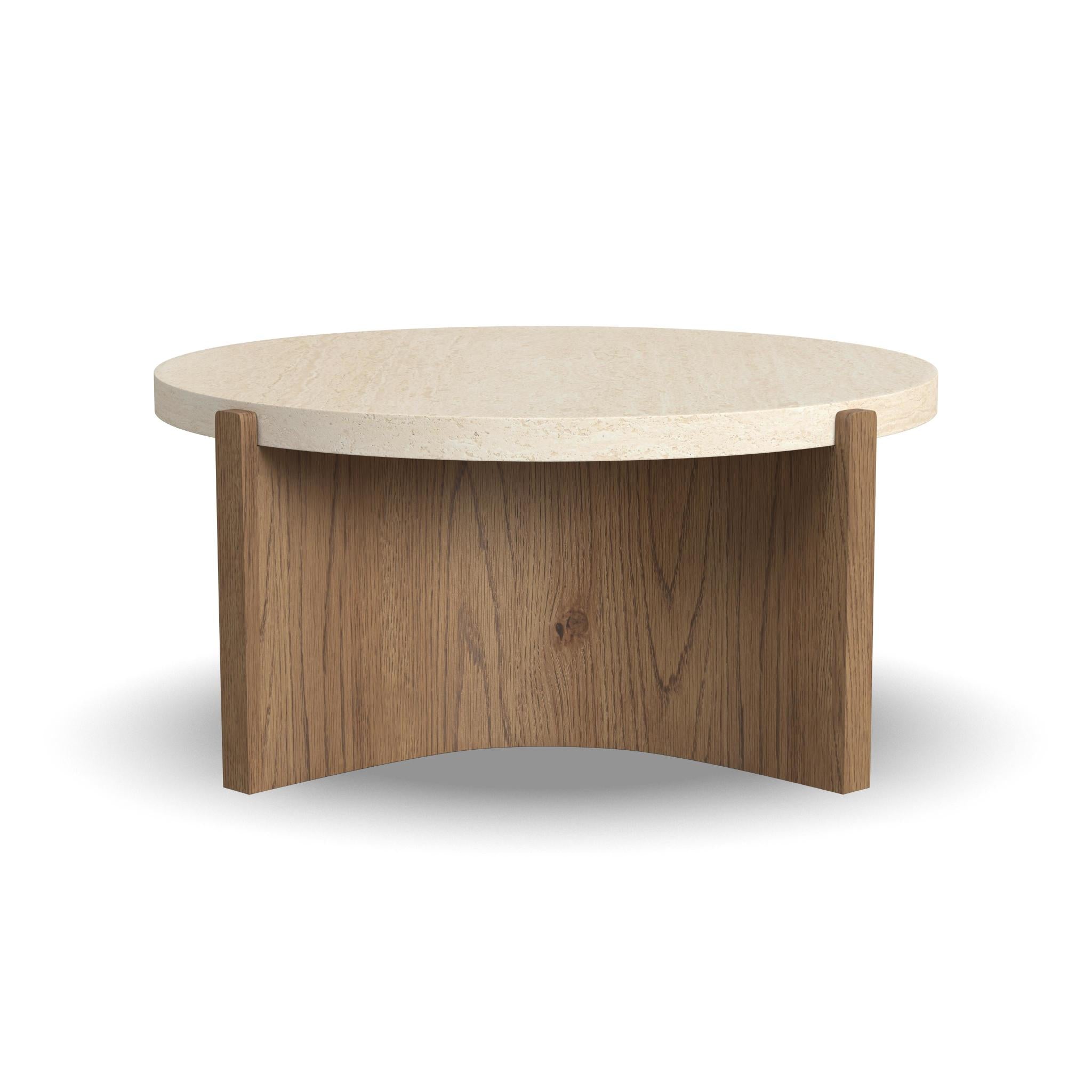 Eclipse Brown Round Coffee table