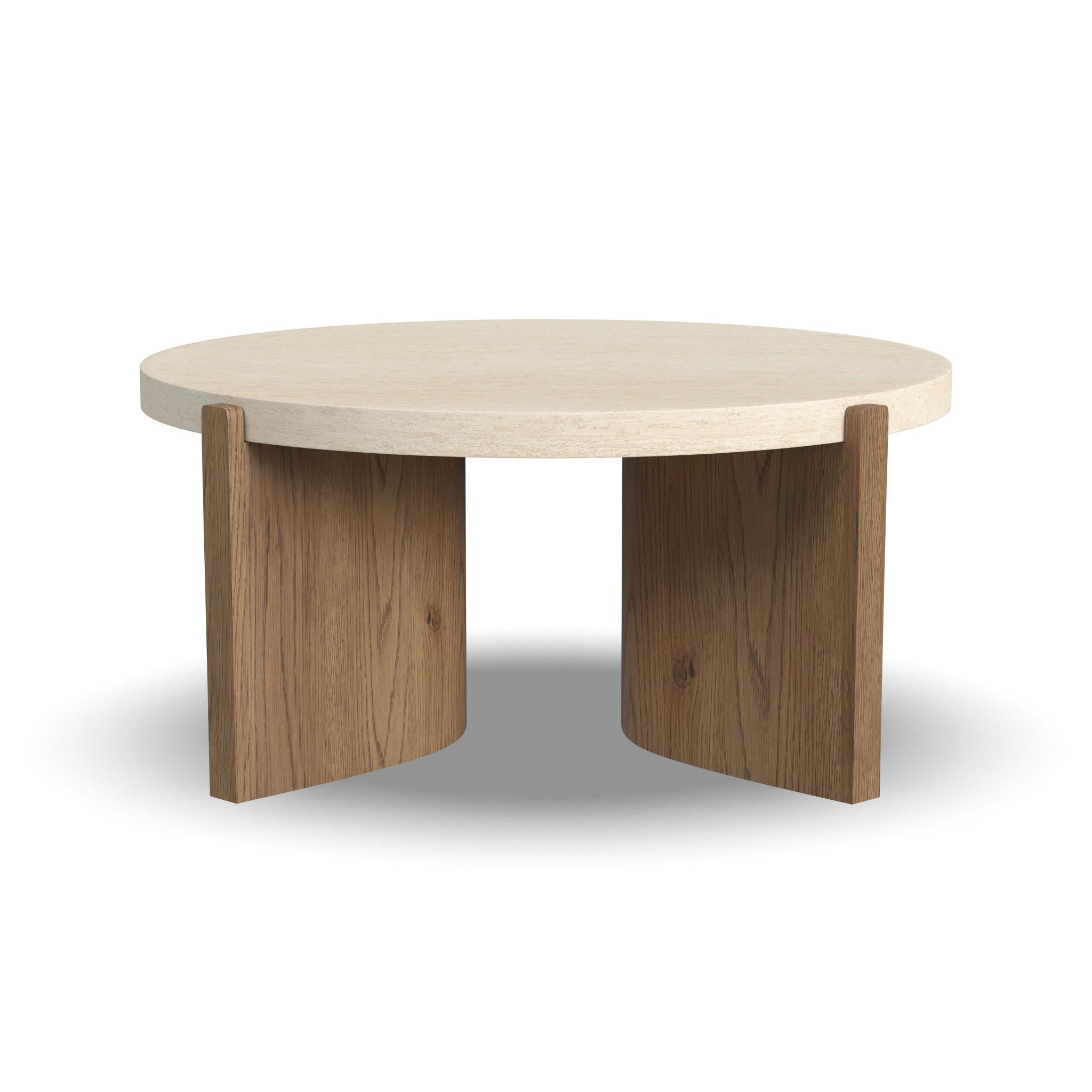 Eclipse Brown Round Coffee table